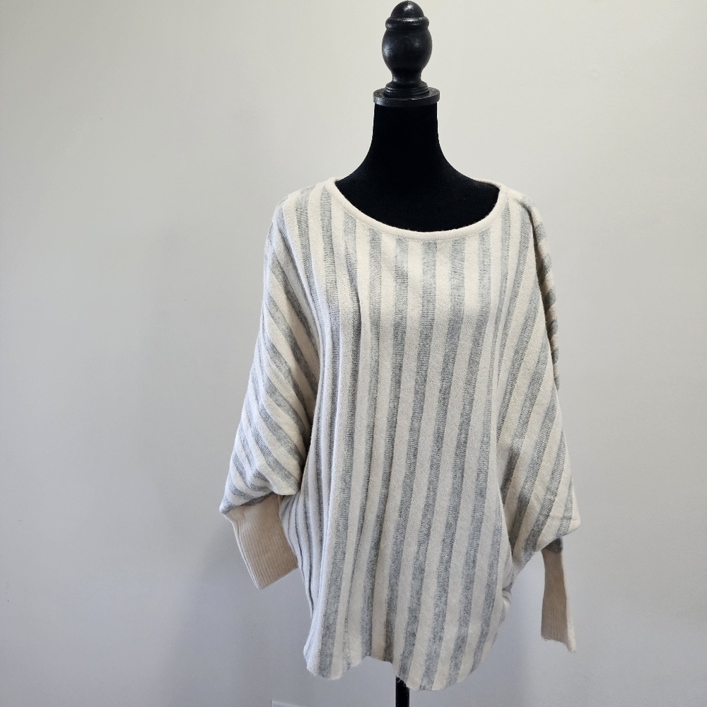 Kerisma sweater in size small with ribbed sleeves bat like wings